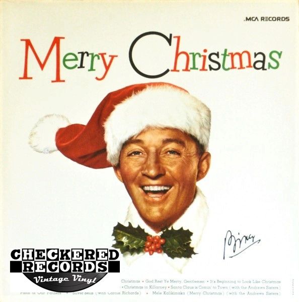 Bing Crosby Merry Christmas 1977 US MCA Records MCA-15024 Vintage Vinyl Record Album