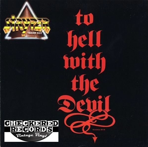 Stryper To Hell With The Devil First Year Pressing 1986 US Enigma Records PJAS-73237 Vintage Vinyl Record Album
