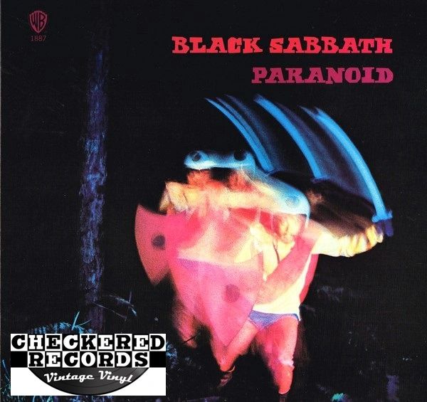 Black Sabbath ‎Paranoid 1972 US Warner Bros. Records WS 1887 Vintage Vinyl Record Album