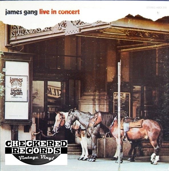 James Gang ‎Live In Concert First Year Pressing 1971 US ABC Records ‎ABCX 733 Vintage Vinyl Record Album