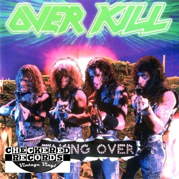 Overkill Taking Over First Year Pressing 1987 US Megaforce Worldwide 81735-1 Vintage Vinyl Record Album