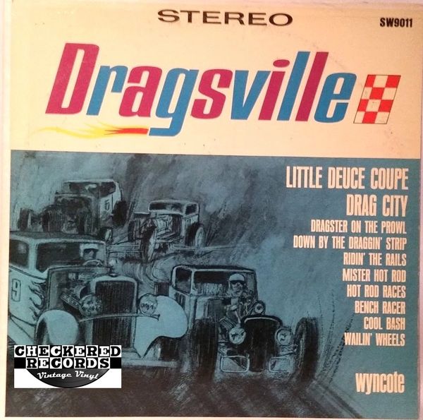 Vintage The Woofers Dragsville First Year Pressing 1964 US Wyncote SW-9011 Vintage Vinyl LP Record Album