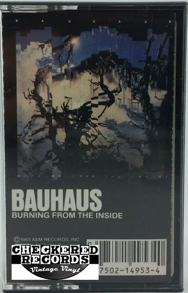 Bauhaus ‎Burning From The Inside 1983 US A&M Records ‎CS 4953 Cassette Tape