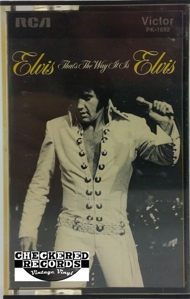 Vintage Elvis Presley ‎That's The Way It Is 1981 US RCA Victor PK-1652 Vintage Cassette Tape
