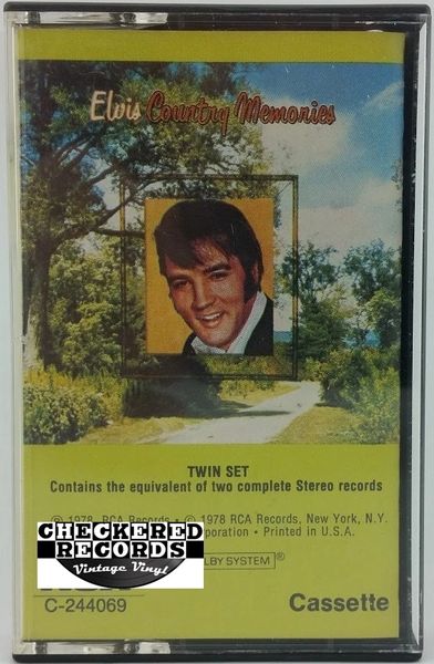Elvis Presley ‎Country Memories 1981 US RCA ‎C244069 Vintage Cassette Tape