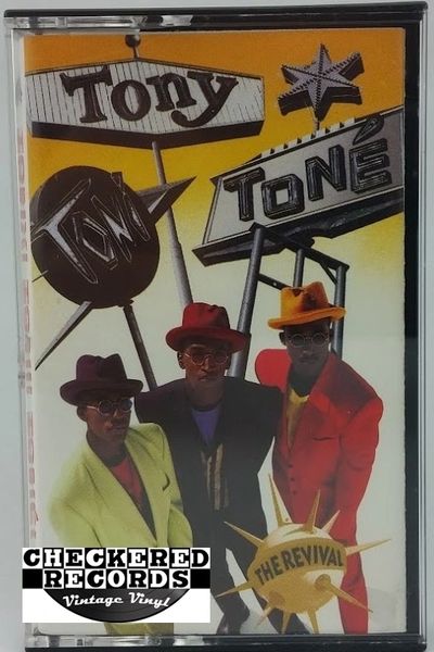 Vintage Tony! Toni! Toné! ‎The Revival 1990 US Wing Records ‎841 902-4 Vintage Cassette Tape