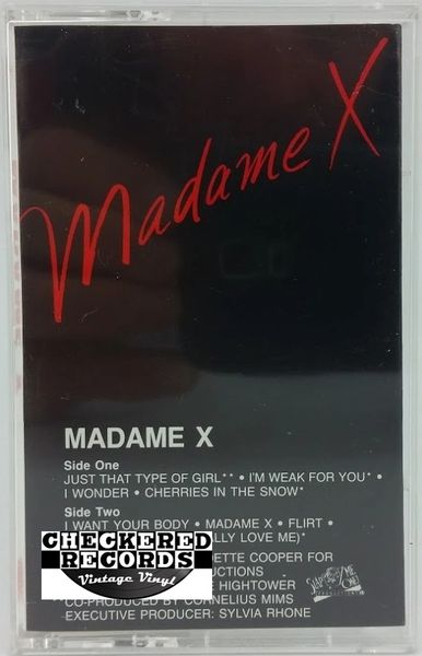 Vintage Madame X ‎Madame X 1987 US Atlantic ‎A4 81774-4 Vintage Cassette Tape