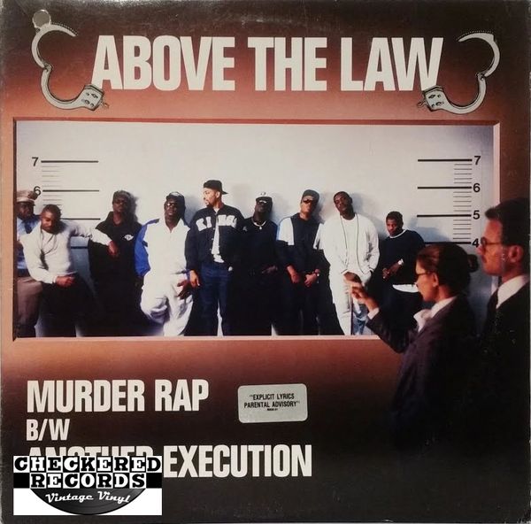 Vintage Above The Law Murder Rap B/W Another Execution First Year Pressing 1990 US Ruthless Records ‎49 73155 Vintage Vinyl LP Record Album