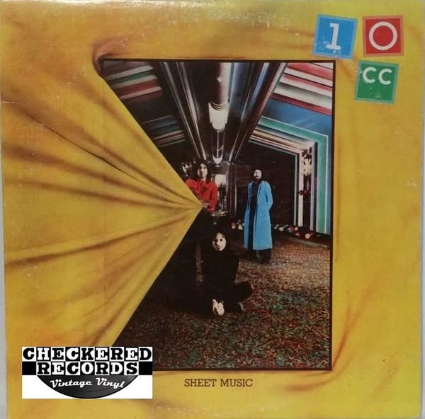 10CC ‎Sheet Music First Year Pressing 1974 US UK Records ‎AUKS 53107 Vintage Vinyl Record Album
