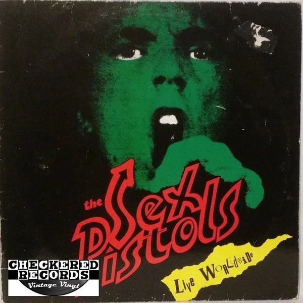 Vintage The Sex Pistols Live Worldwide First Year Pressing Belgium Import 1985 Konexion ‎KOMA 788017 Vintage Vinyl LP Record Album