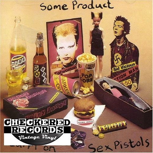 Vintage Sex Pistols ‎Some Product Carri On Sex Pistols First Year Pressing 1979 UK Import Virgin VR2 Vintage Vinyl LP Record Album