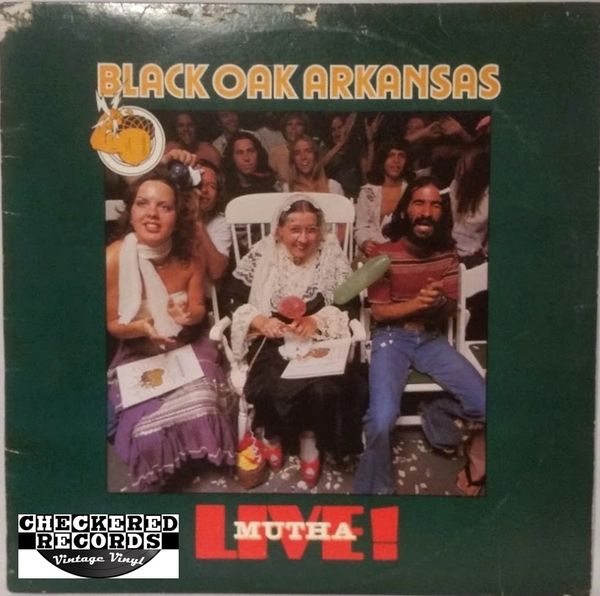 Vintage Black Oak Arkansas Mutha Live! First Year Pressing 1976 US ATCO Records SD 36-128 Vinyl LP Record Album