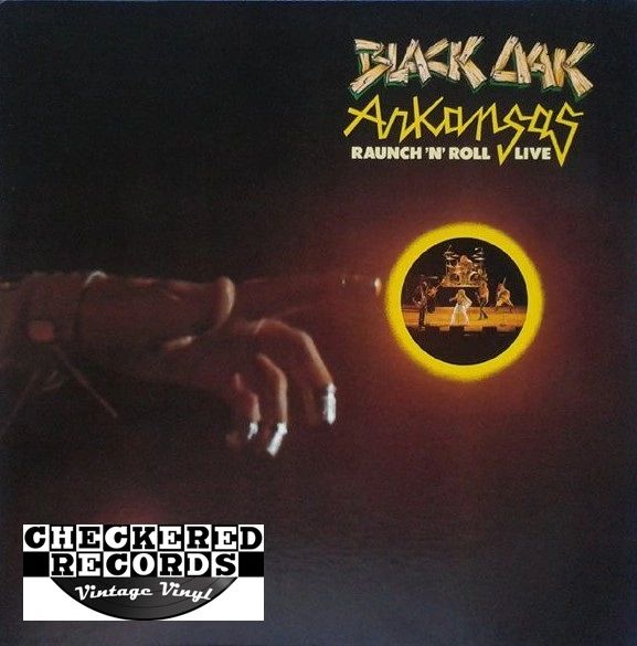 Vintage Black Oak Arkansas ‎Raunch 'N' Roll Live First Year Pressing 1973 US ATCO Records ‎SD 7019 Vinyl LP Record Album