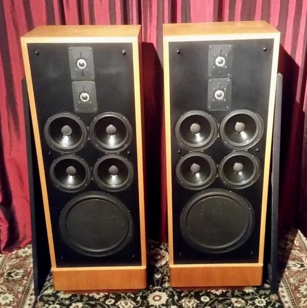 Vintage Polk Audio Sda 1b Floor Standing Speakers