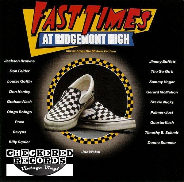 Fast Times At Ridgemont High Music From The Motion Picture First Year Pressing 1982 US Full Moon Asylum Records ‎– 60158-1 Vintage Vinyl Record Album