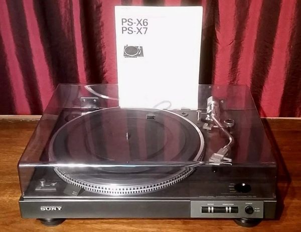 Sony PS-X6 Fully Automatic Direct Drive Turntable 1978 Black