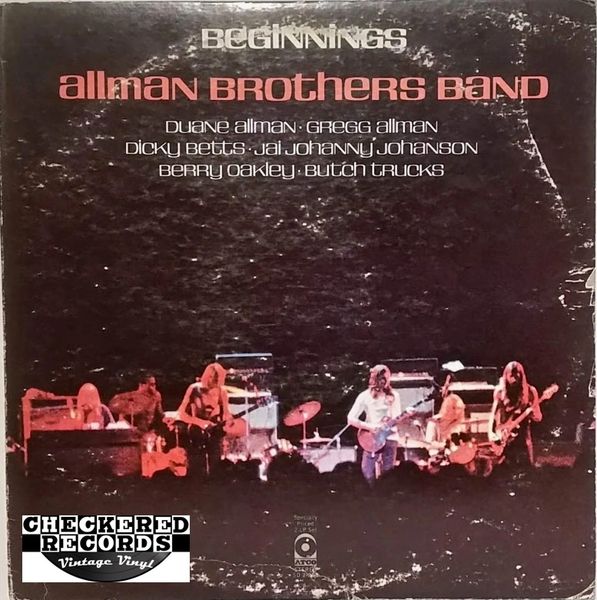 The Allman Brothers Band ‎Beginnings First Year Pressing 1973 US ATCO Records ‎SD 2-805 Vintage Vinyl Record Album