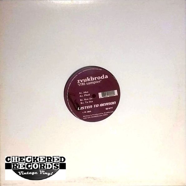 Zvukbroda ‎tTRI Sampler First Year Pressing 2004 US Listen To Reason ‎LTR 004 Vintage Vinyl Record Album
