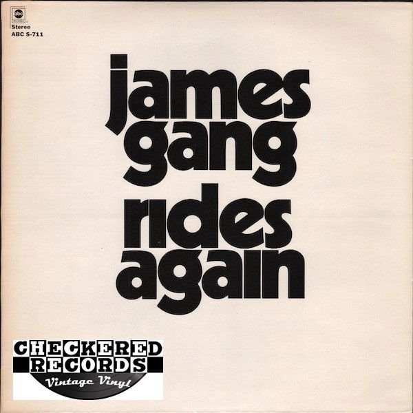 James Gang James Gang Rides Again 1978 US MCA Records ABC S-711 Vintage Vinyl Record Album