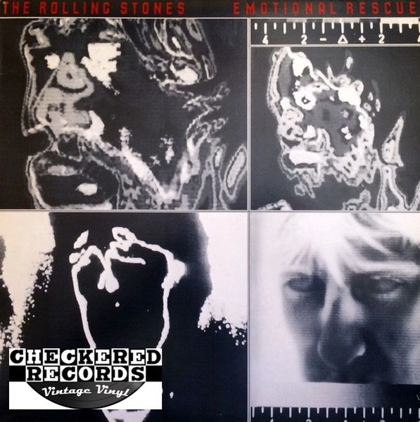 The Rolling Stones ‎Emotional Rescue First Year Pressing 1980 US Rolling Stones Records ‎COC 16015 Vintage Vinyl Record Album