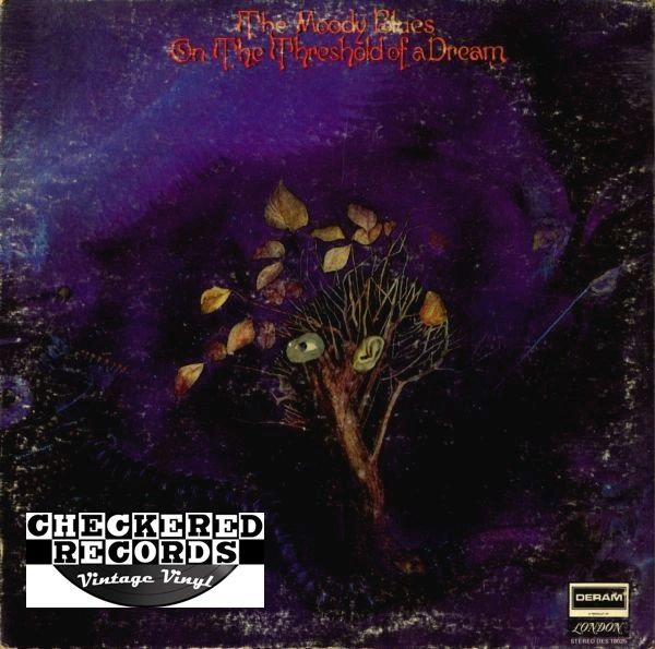 The Moody Blues On The Threshold Of A Dream First Year Pressing 1969 US Deram ‎DES 18025 Vintage Vinyl Record Album