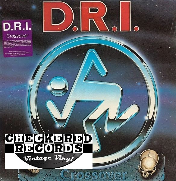 Vintage D.R.I. Crossover With Liner Notes Page First Year Pressing Restless Records / Death Records 72201-1 / DEATH 011 US 1987 Vinyl LP Record Album