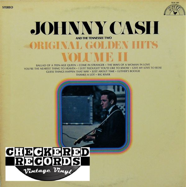 Johnny Cash And The Tennessee Two Original Golden Hits Volume II 1969 US SUN 101 Vintage Vinyl Record Album
