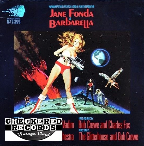 Barbarella Motion Picture Soundtrack The Bob Crewe Generation Orchestra First Year Pressing 1968 US Dynovoice Records ‎DY 31908 Vintage Vinyl Record Album