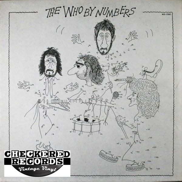 The Who ‎The Who By Numbers 1980 US MCA Records MCA 37002 Vintage Vinyl Record Album