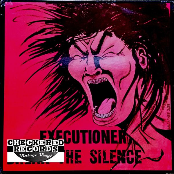 Vintage Executioner Break The Silence With Liner Notes First Year Pressing New Renaissance Records NRR-24 1987 US Vintage Vinyl LP Record Album