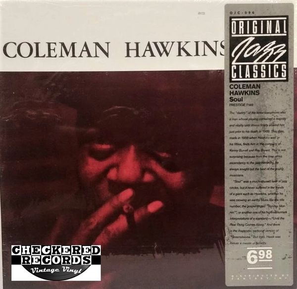 Coleman Hawkins ‎Soul 1984 US Prestige ‎P-7149 Vintage Vinyl Record Album
