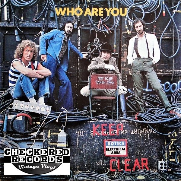 The Who ‎Who Are You First Year Pressing 1978 US MCA Records MCA-3050 Vintage Vinyl Record Album