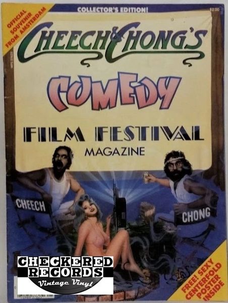 Vintage 1982 Cheech & Chong's Comedy Film Festival Magazine Issue No. 1 RARE