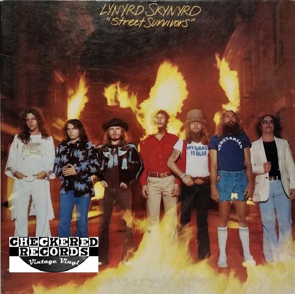 Lynyrd Skynyrd Street Survivors First Cover First Year Pressing 1977 US MCA Records MCA-3029 Vintage Vinyl Record Album