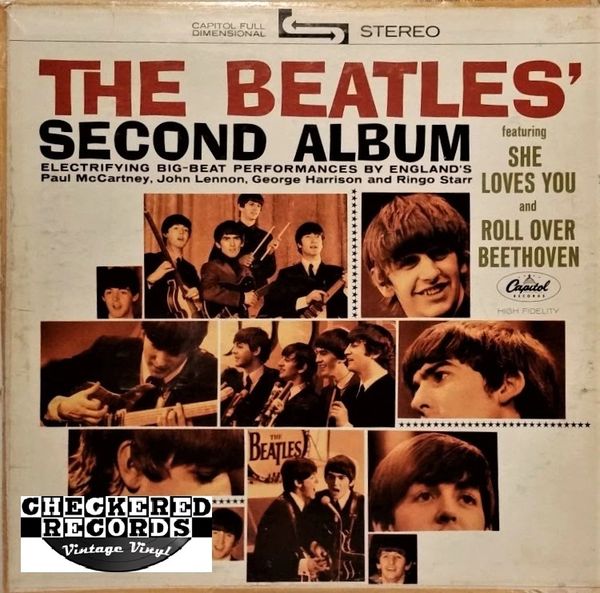 The Beatles ‎The Beatles' Second Album First Year Pressing 1964 US Capitol Records ST 2080 Vintage Vinyl Record Album