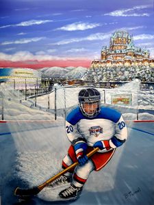 La Toile de l'année 2020   du tournoi international de Hockey Pee-Wee