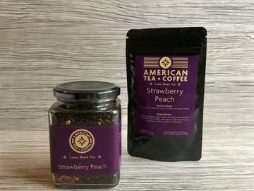 Strawberry Peach Black Loose Leaf Tea