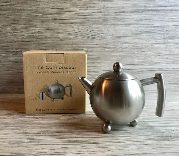 Brushed Stainless Teapot