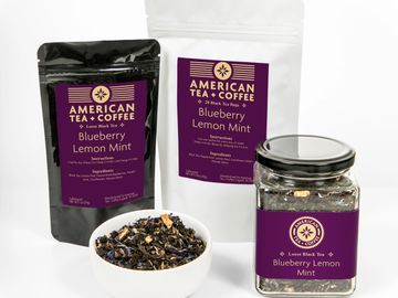 Blueberry Lemon Mint Black Loose Leaf Tea