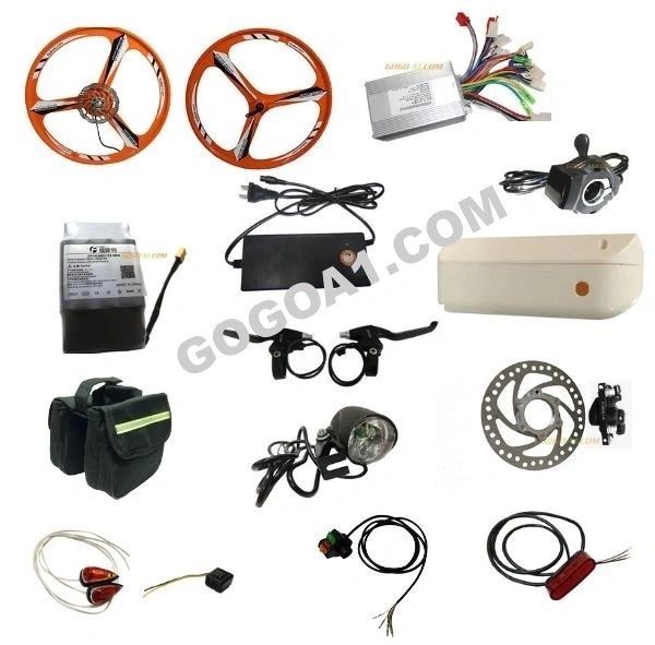 GoGoA1 36V 250W Magnesium Wheel Hub Motor Electric Bicycle FULL