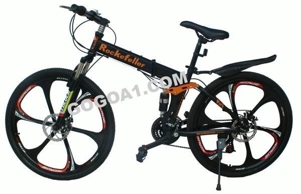 Rockefeller Mountain Bicycle with Folding High Carbon Steel with