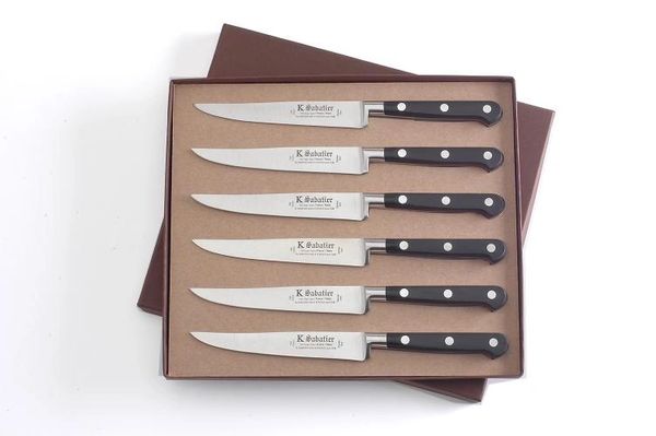 C.A.C. KESK-55, 5-inch Stainless Steel Round Tip Steak Knife