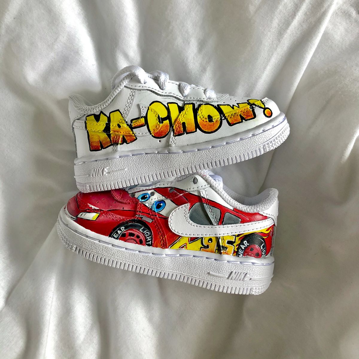 Adult lightning hot sale mcqueen shoes