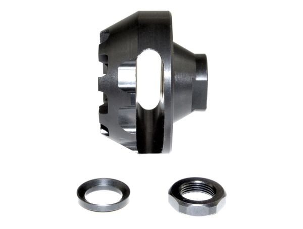 1/2x28 Wide Muzzle Brake for AR-15, Steel, Black, Cookie Cutter Style