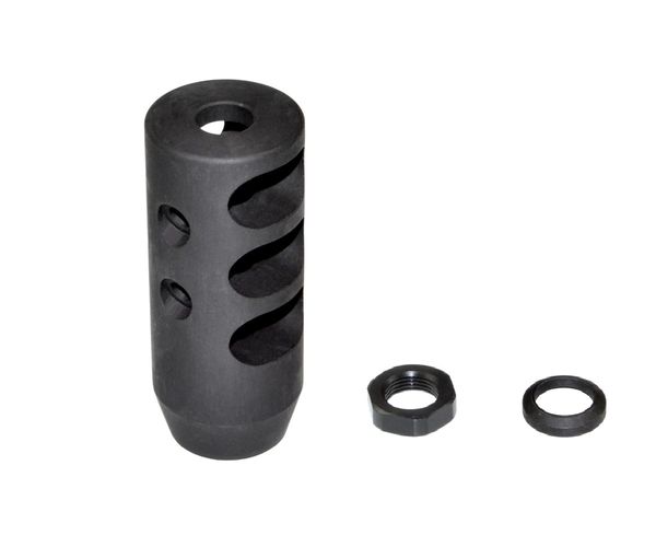 .308 Muzzle Brake 5/8x24 Thread Protector Recoil Brake Steel With Crush Washer 