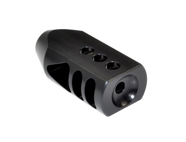 5/8x24 Muzzle Brake for .308, Tanke Style, Steel, Black