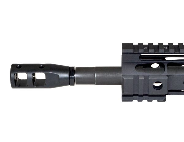1/2x28 Muzzle Brake for AR-15, Steel, Black
