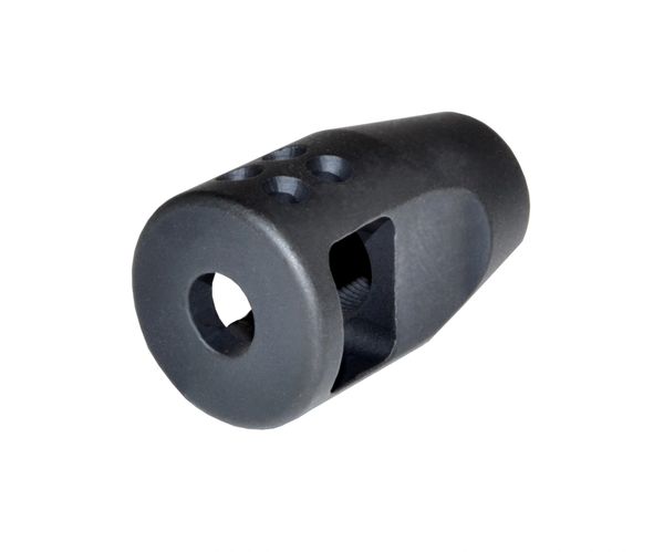 5/8x24 .308 Muzzle Brake for AR-15, Steel, Black