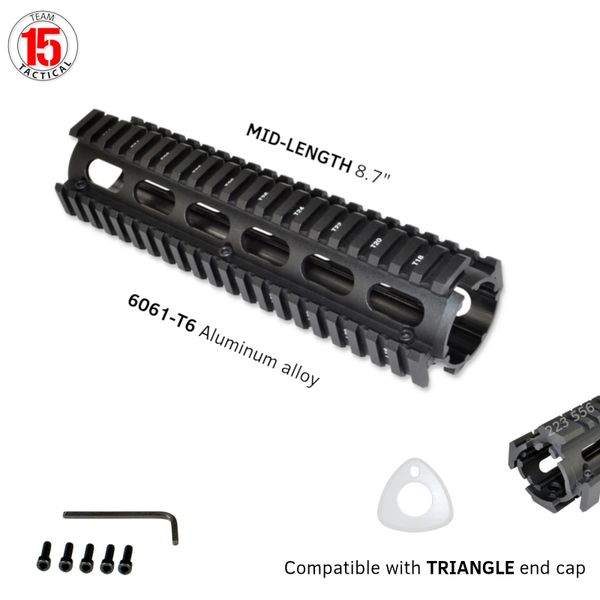 Drop In Handguards For Ar 15 Rifle Carbine Mid Length And Rifle Team15tactical Com For Ar Accessories Handguards 223 556 308