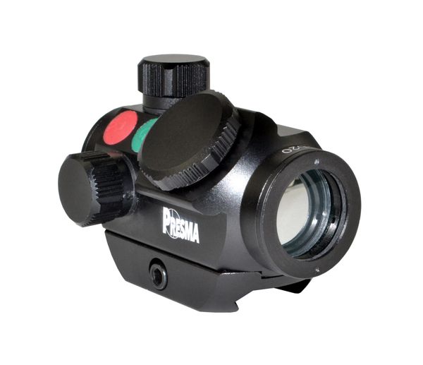 Presma Red Green Dot, Compact, Rail-Mounted, 3.5 MOA, Fully Multi-Coated + Clear